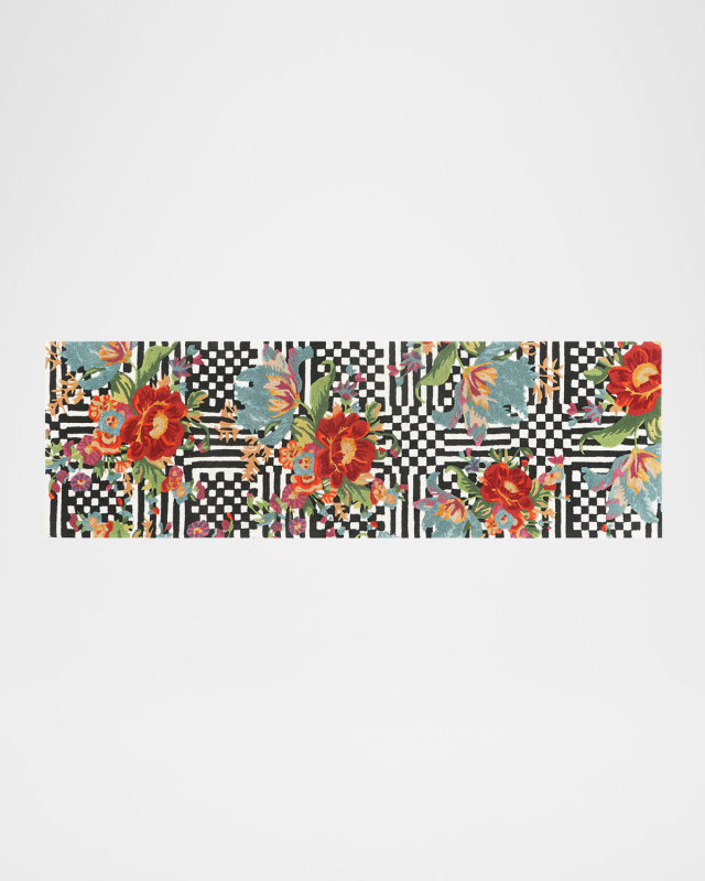 Courtly Flower Market Rug, 2'6" x 8'